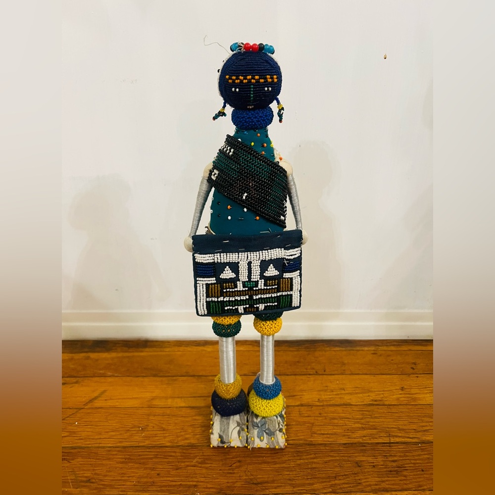 African Beaded Initiation Doll